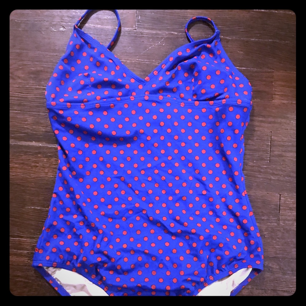 J. Crew size 12T long torso bathing suit